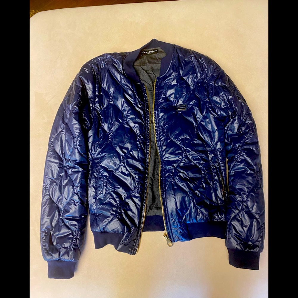 Dolce & Gabbana
logo plaque puffer jacket